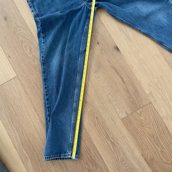 Levi’s Men Jeans 38x34 550 Relaxed Fit Denim Blue 00550-4886 Dark Stonewash - Picture 9 of 13